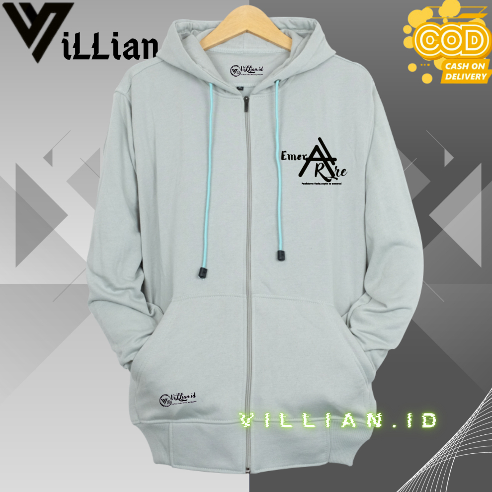 Sweater Hoodie Pria Distro Original Villian.id Brand Unisex Cewek Cowok Keren Bahan Tebal Switer Sun