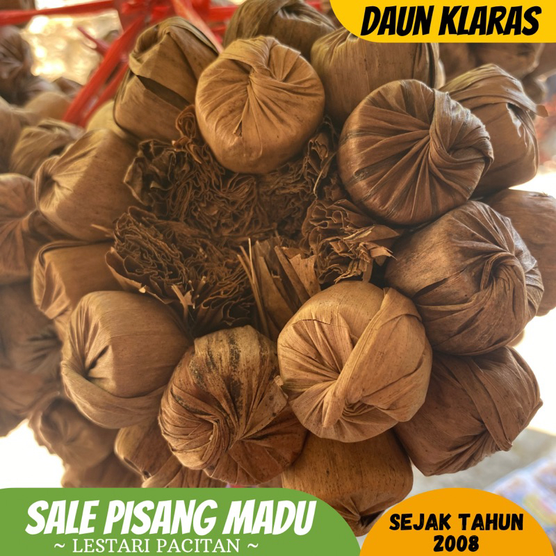 

SALE PISANG MADU BUNGKUS DAUN KLARAS (DAUN PISANG)