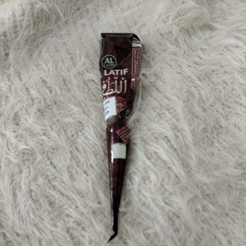 Henna alis warna brown al latif