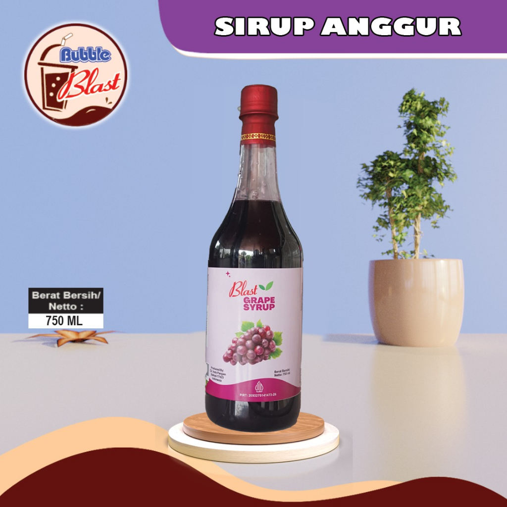 

Syrup Rasa Anggur (Grape) 1kg