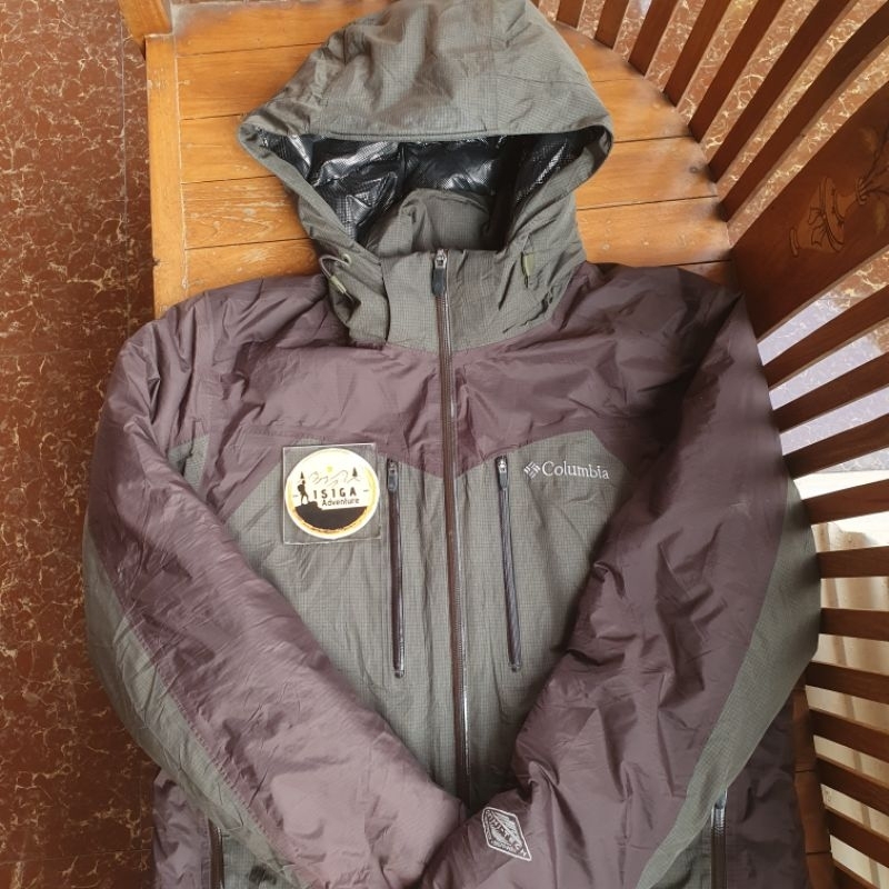 jaket bulu angsa columbia omni-heat
