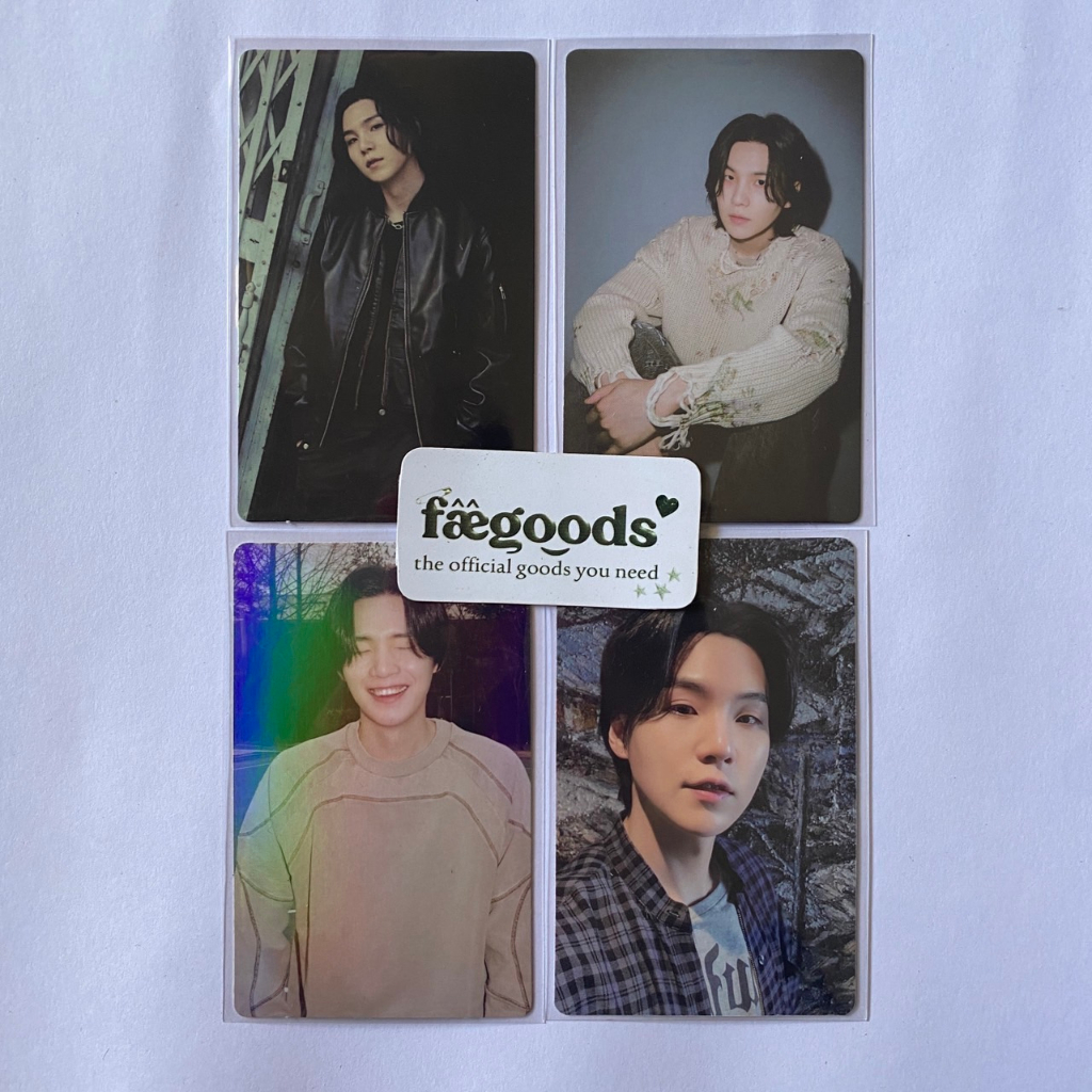 PC POB Weverse AGUSTD Suga Gummy Smile LD Lucky Draw Kemeja kotak