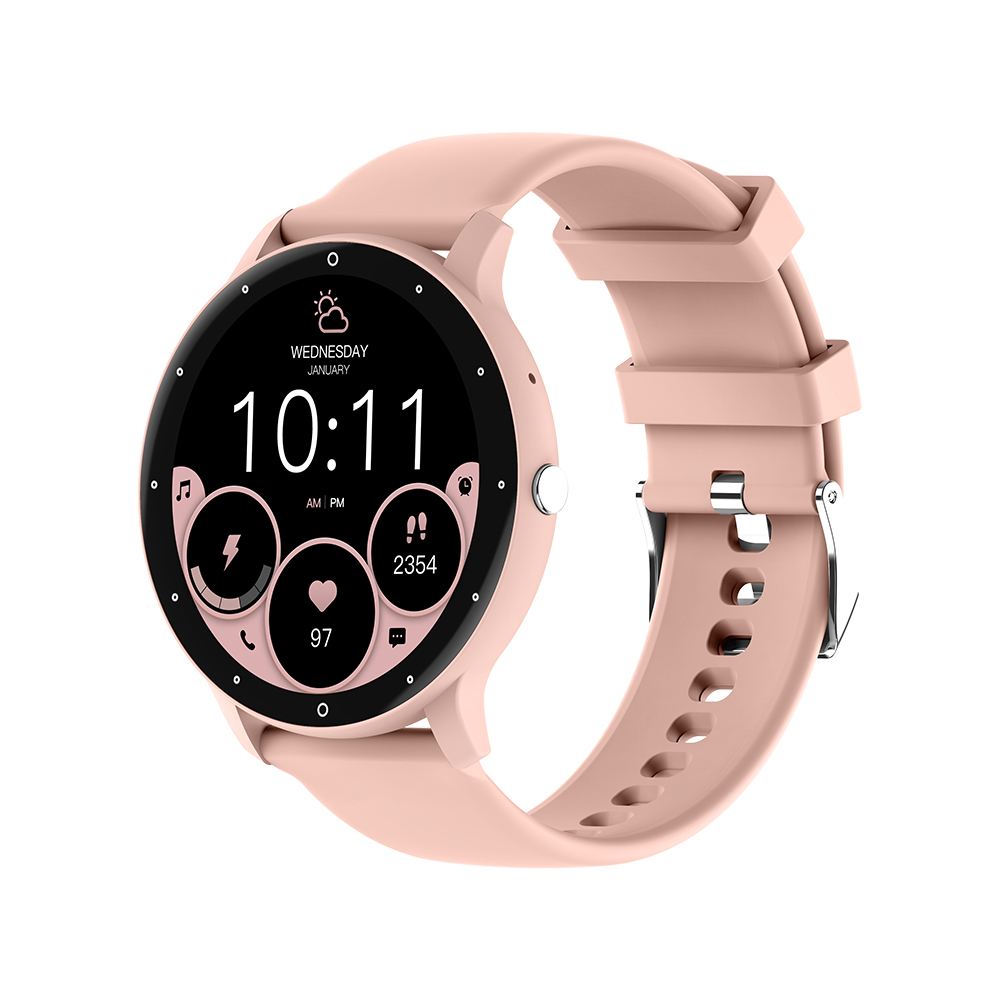 Bozlun Smartwatch Pria  Jam Tangan Pria Wanita Original Smartband Fitness Tracker Colour Display HeartRate-Pink/PRO