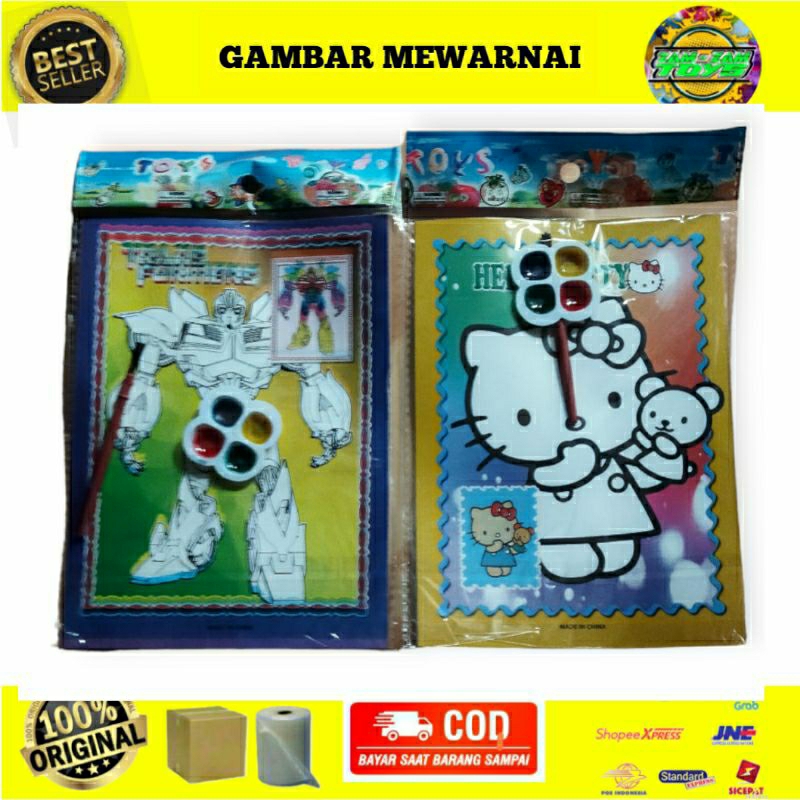 

PAINTING MEWARNAI CAT AIR MURAH GAMBAR KARAKTER SET