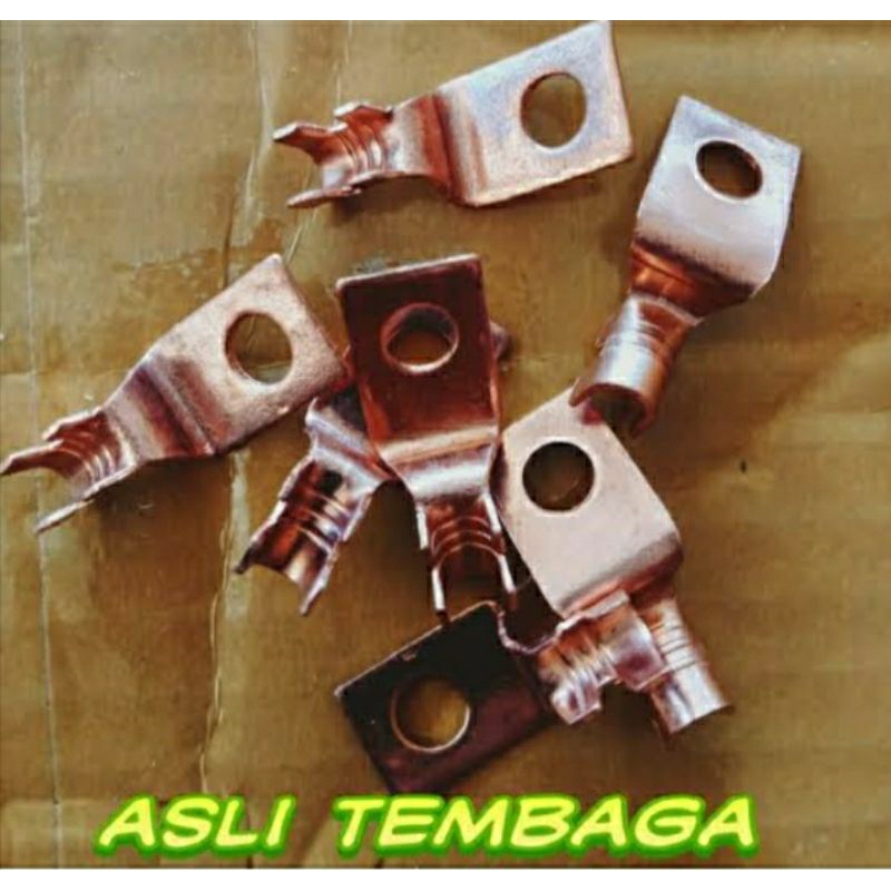 Sekun Skun Aki Kotak - Tembaga Asli/Klem Aki