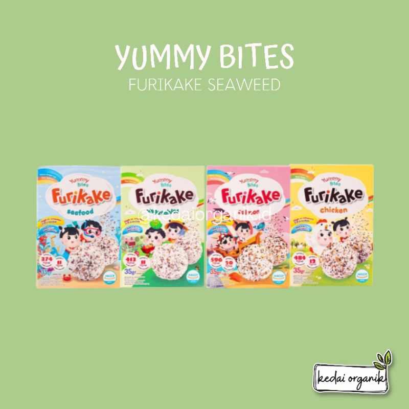 

Yummy Bites Furikake 35gr / Toping Rumput Laut