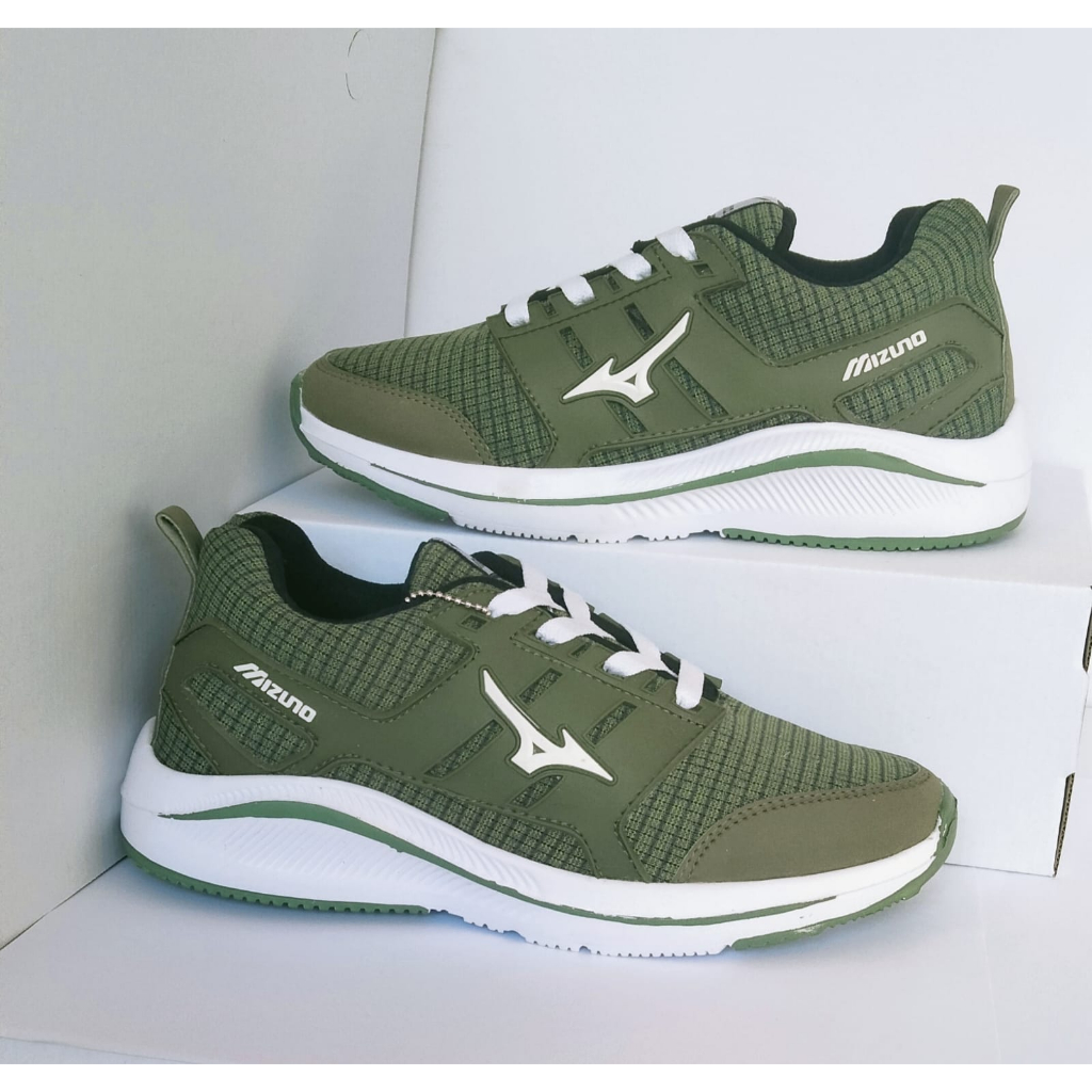 Aerostreet - Sepatu Hijau Army Cowok Cewek Terbaru 2024 Model Distro Kualitas Import Sepatu Sneakers