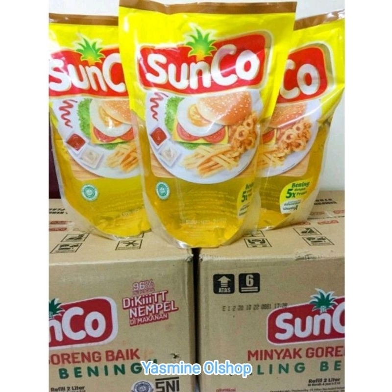 

Minyak goreng SunCo isi 2L