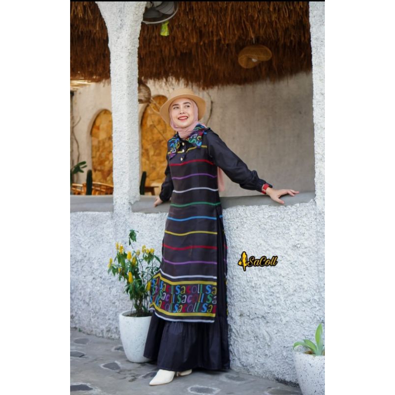 COD dress belva & set belva by sacoll/dress cantik