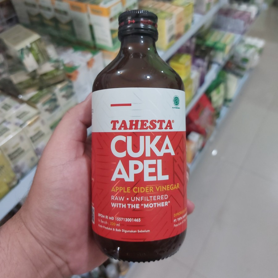 

Cuka Apel Tahesta 320ml Original Apple Cider Vinegar Unfiltered