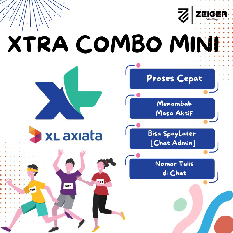 XL COMBO - Kuota XL XTRA Combo Mini - 𝗧𝗘𝗥𝗠𝗨𝗥𝗔𝗛 𝗦𝗘𝗝𝗔𝗚𝗔𝗗 - 7 Hari