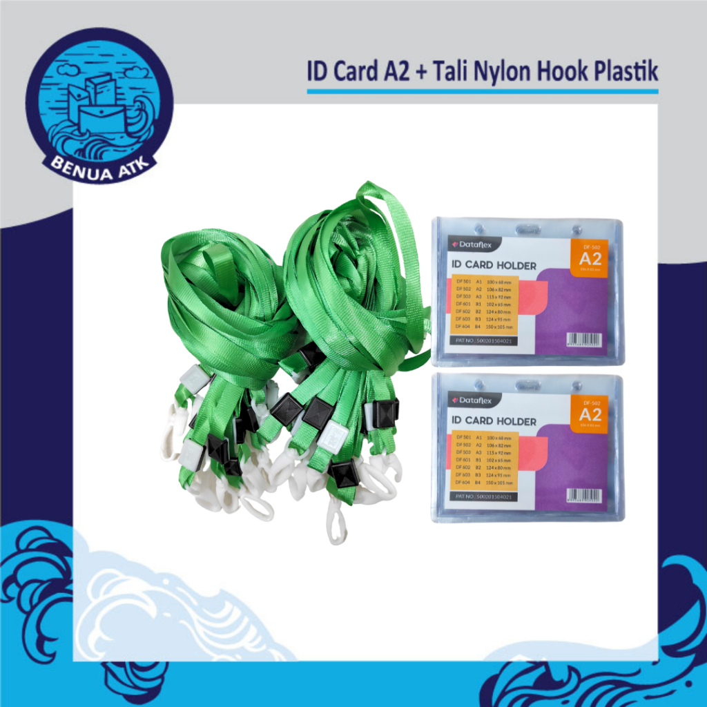 

Bundling ID Card A2 + Tali Nylon Hook Plastik [NYLKP]
