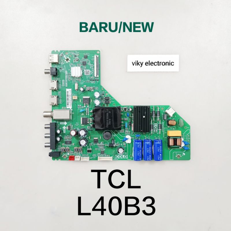 TCL L40B3 mainboard mb mobo modul mesin tv TCL L40B3