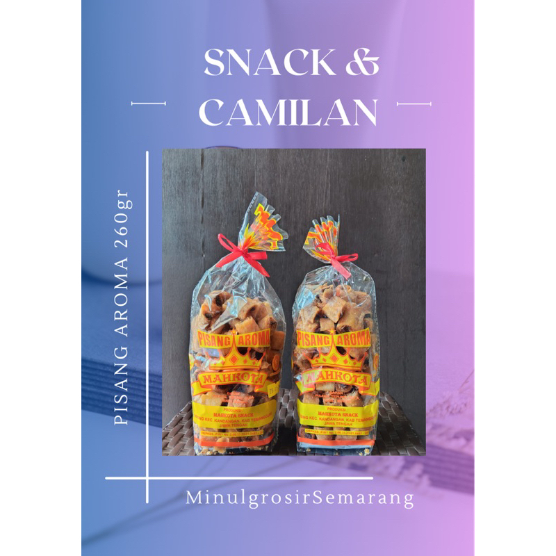 

Pisang Aroma 260gr free packing dus dan buble