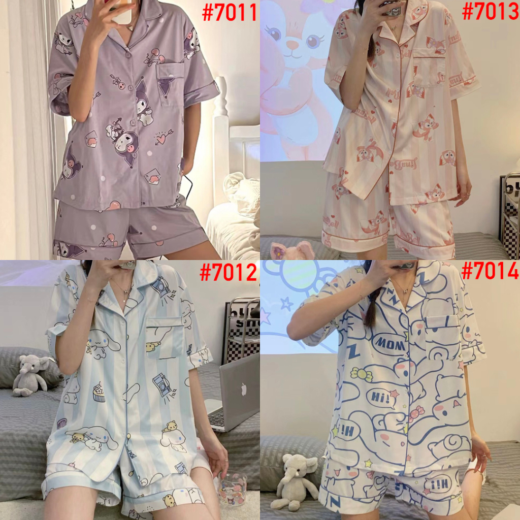 LEISURE WEAR Piyama Baju Tidur Wanita Import Fashion Korea KKUM Model Celana Pendek Hotpants HP Kera