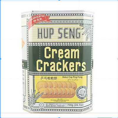 

Hup seng sugar crackers 700 gram - kaleng merah - biskuit jadul gula
