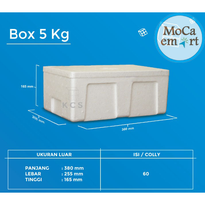 Sterofoam Box / Styrofoam Box 5kg
