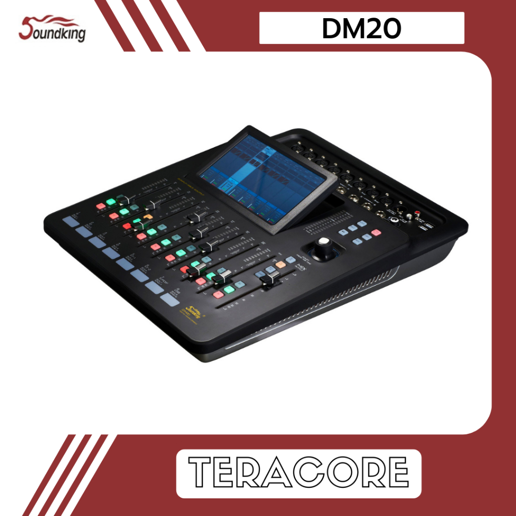 Soundking DM20 Digital Mixer 16 Channel Input 8 Output Touchscreen