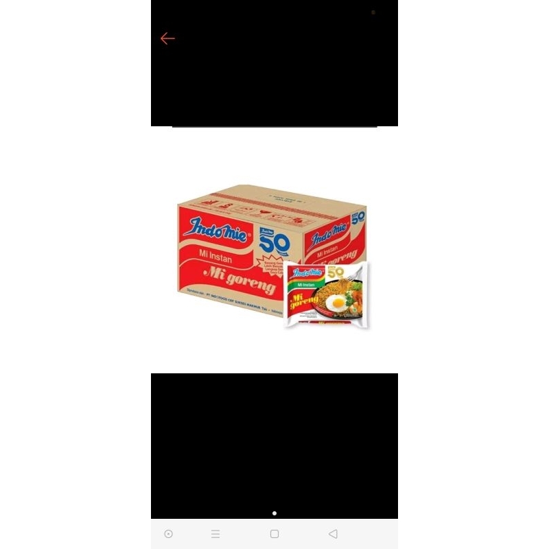 

Indomie goreng 1dus