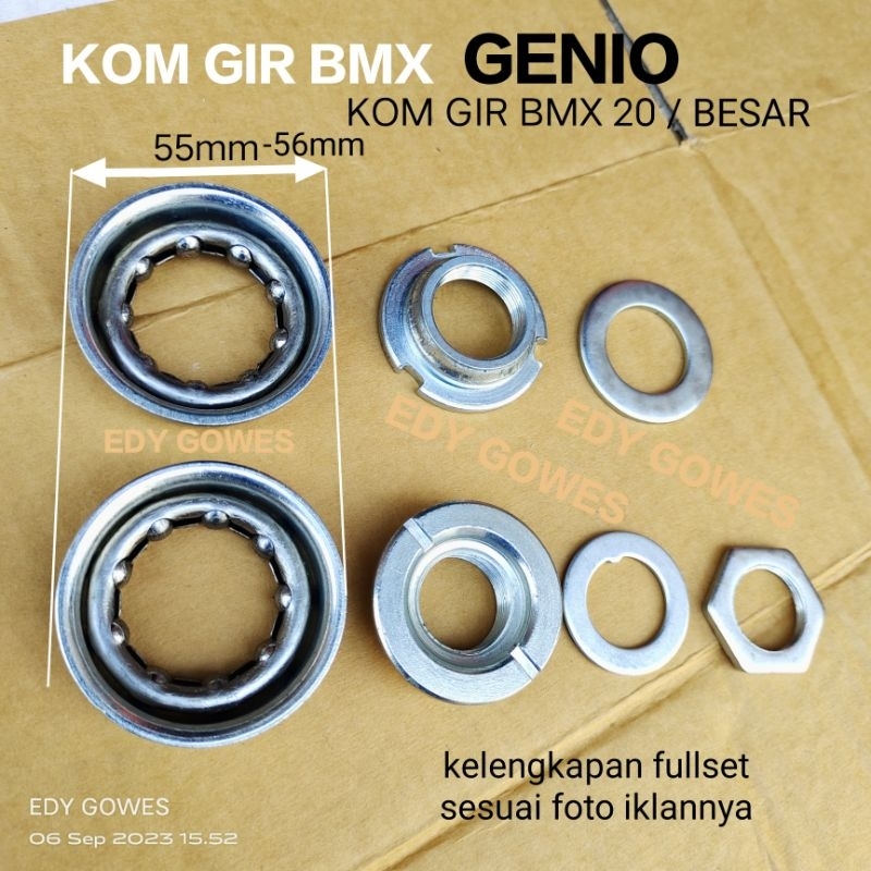 Kom gir BMX besar Kom gir BMX Genio size besar komgir bmx