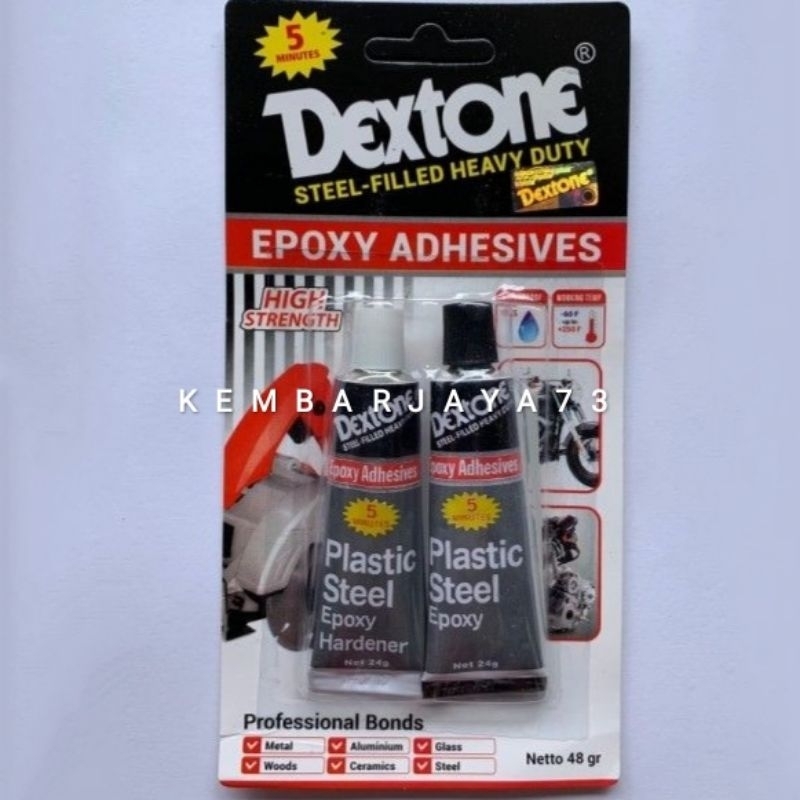 

Lem Besi Super Kuat Lem Besi 5 Menit Original Dextone Kemasan 48 Gram