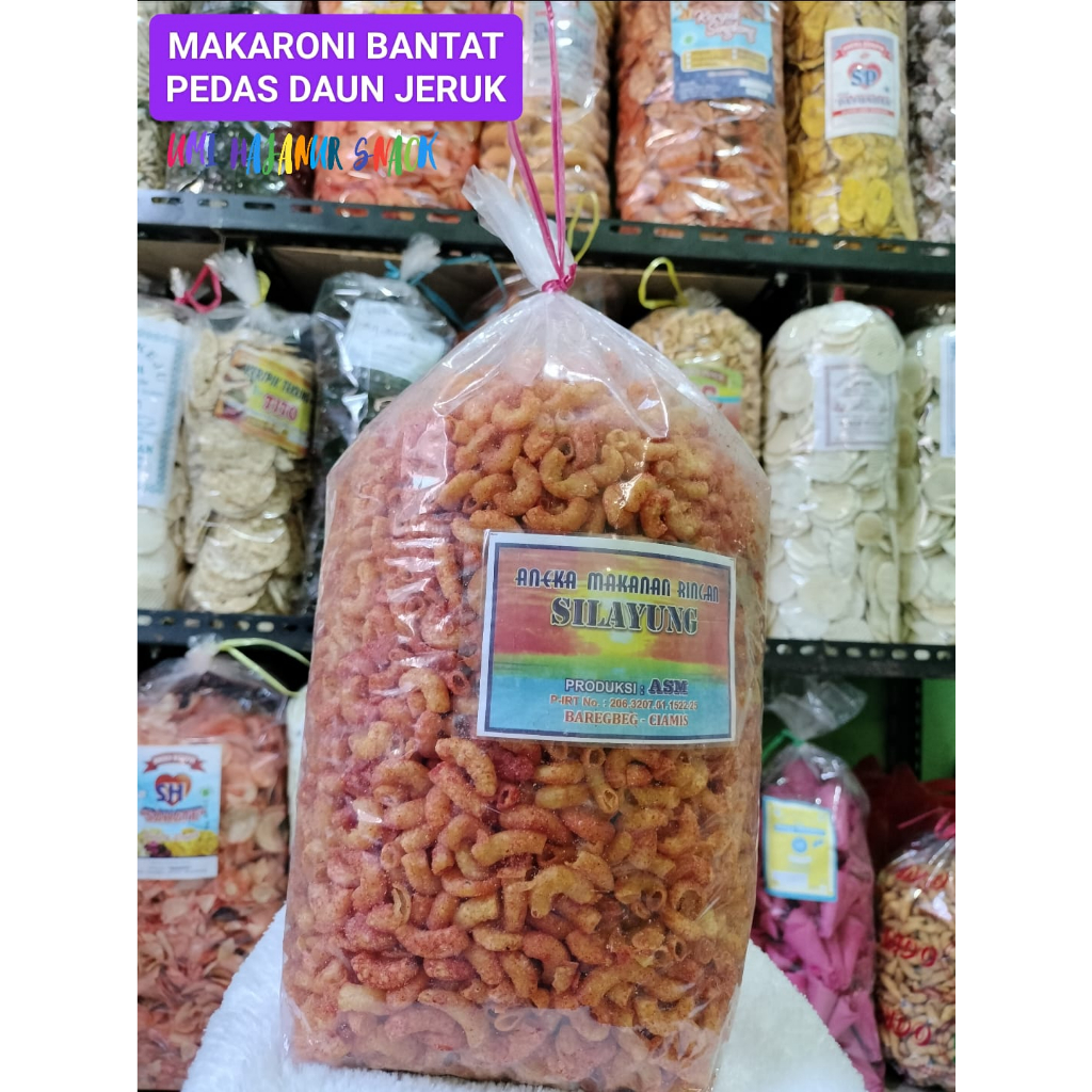 

1KG MAKRONI BANTAT PEDAS DAUN JERUK