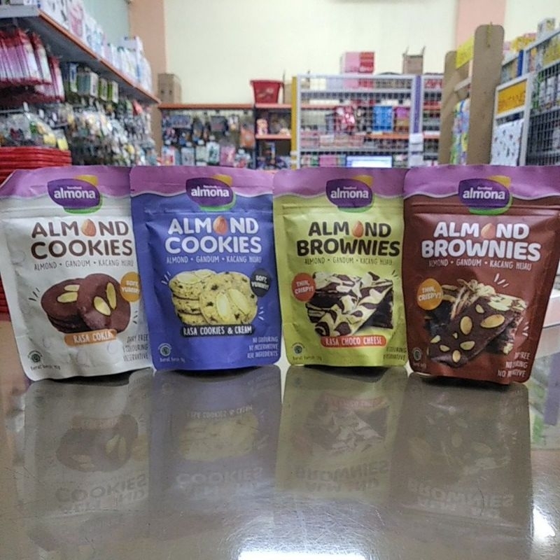 

Almona Almond cookies dan brownies