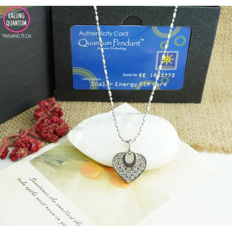 kalung quantum model love kecil