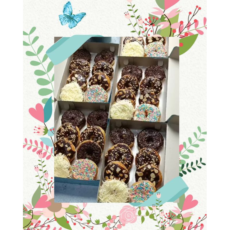 

1 pack donat isi 10 pcs