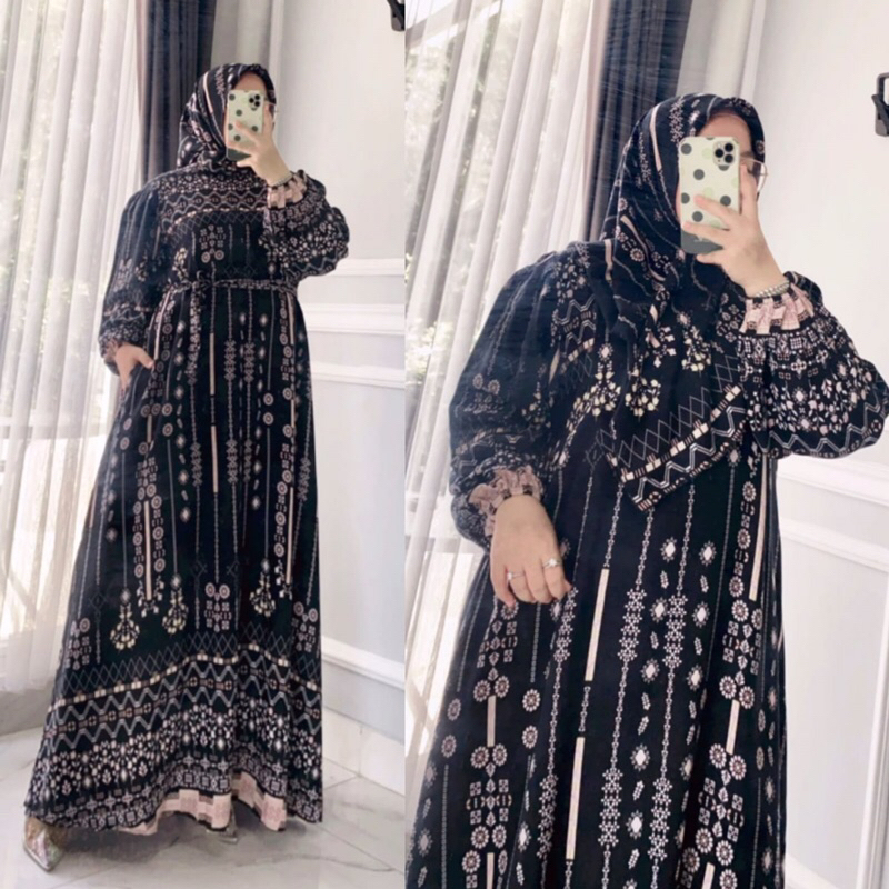 Set Dress Etnik Rayon