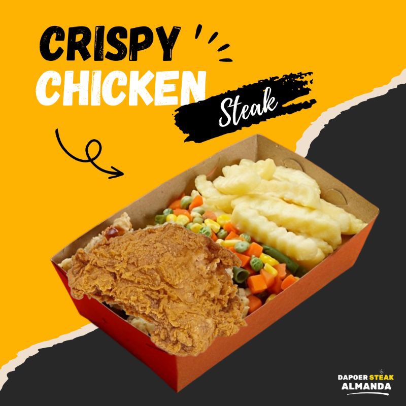 

Crispy Chicken Steak, Steak Ayam Crispy