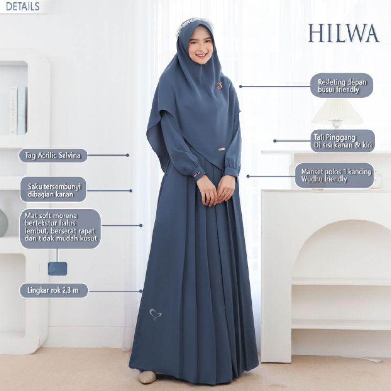 HILWA DRESS BY SALVINA HIJAB
