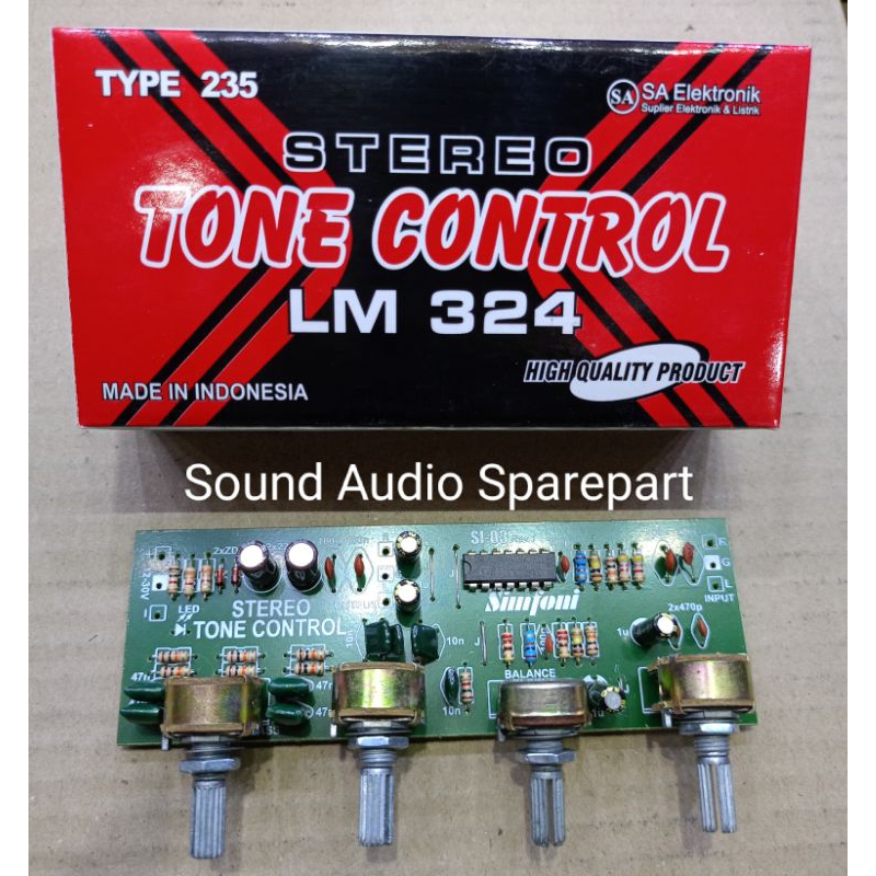 Kit Tone Control Stereo IC LM324