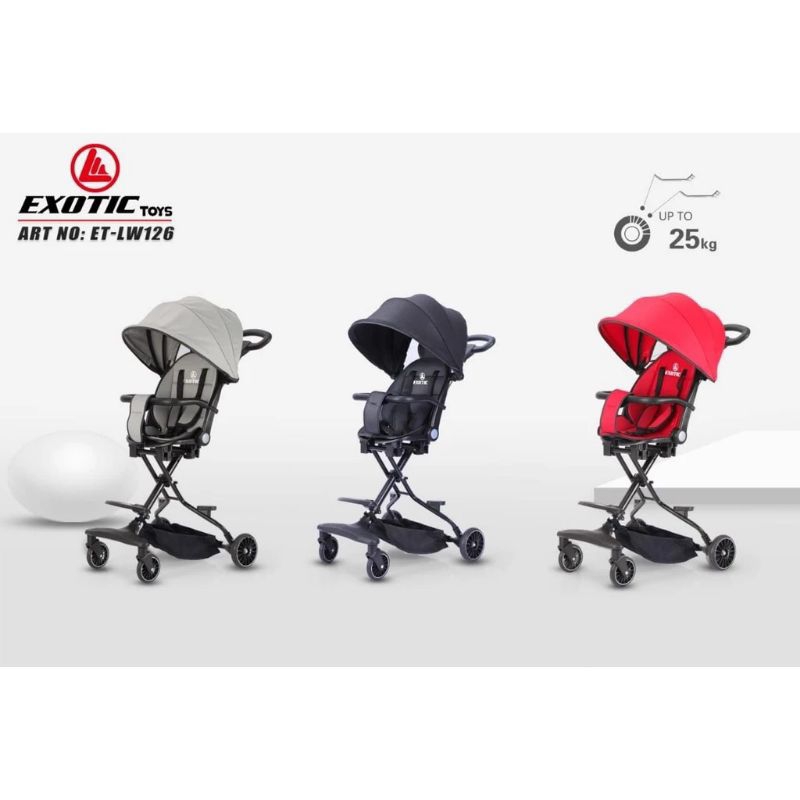 (Bisa  Rebah dan Duduk)Magic Stroller Space Baby Exotic ET LW 126