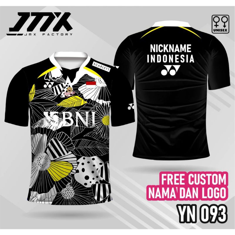jersey badminton minion kaos badminton yonex custom