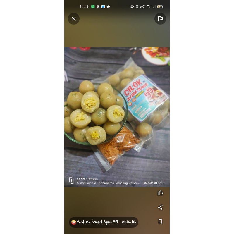 

Cilok 99 isi 30biji