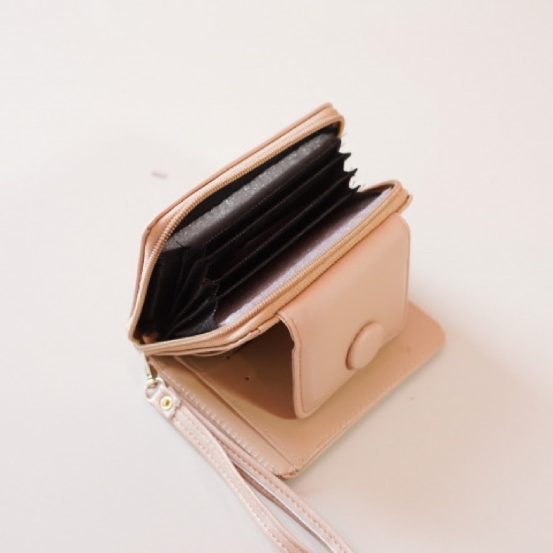 Button LT - Dompet wanita resleting elegan