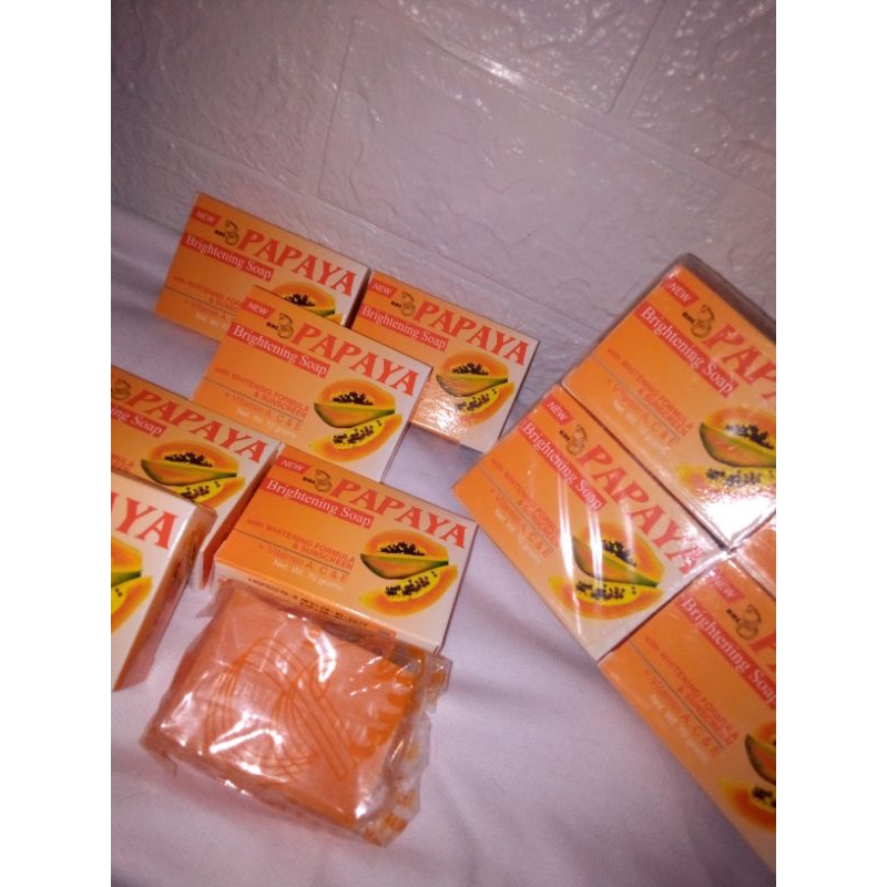 SABUN PEPAYA RDL ORIGINAL/SABUN BRIGHTENING SOAP/SABUN PEMUTIH MUKA PEPAYA EXTRA WHITENING