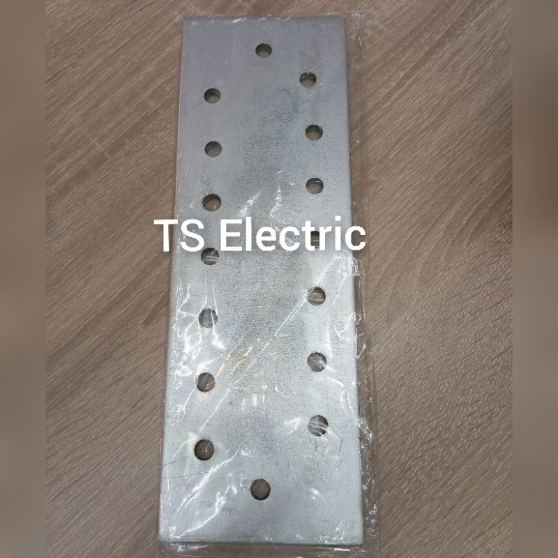 Busbar Besi Galvanis Uk. 300x100x10mm 16 Hole (16 Lubang) Uk. Banci