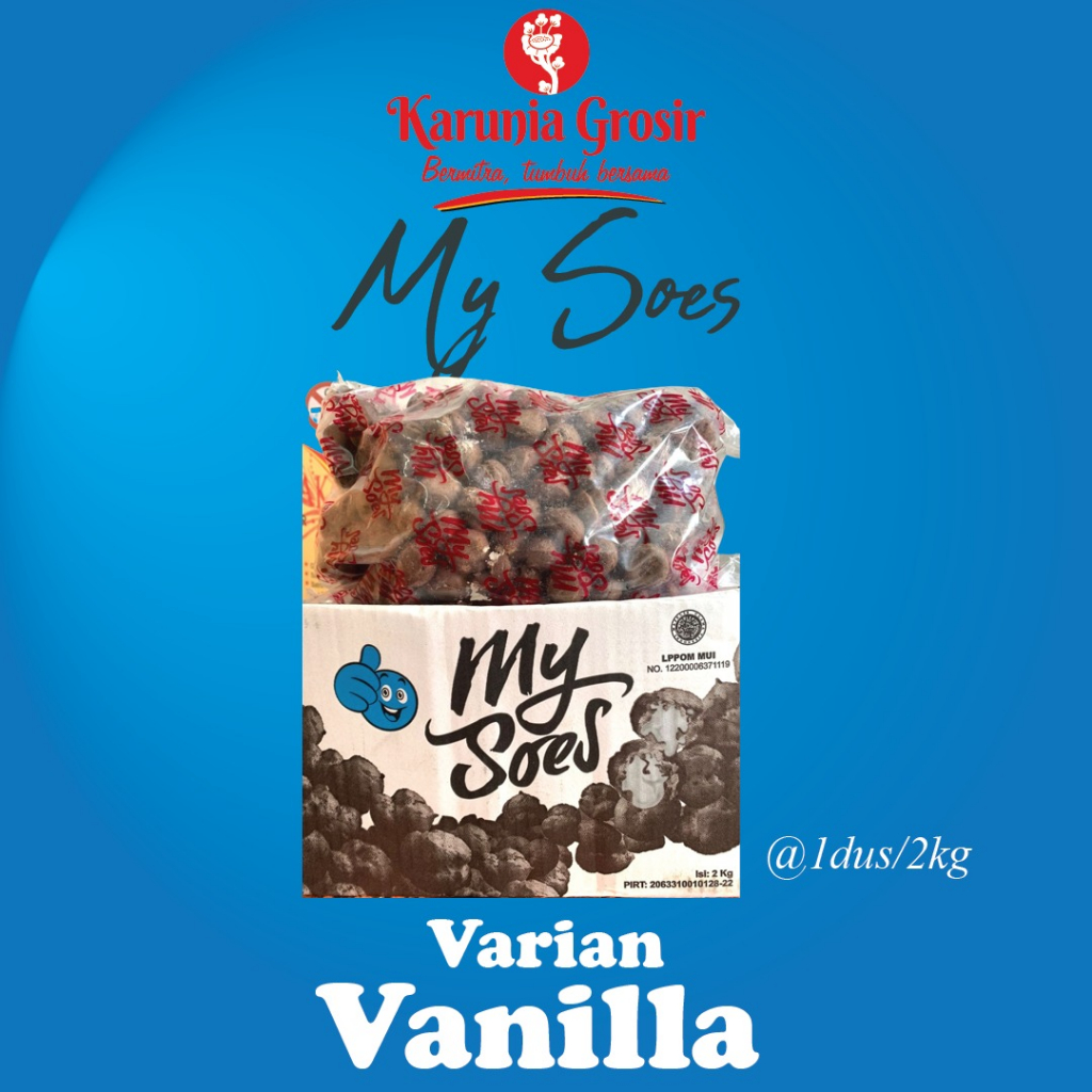 My Soes Choco Vanila 2kg, 1kg, 500gr,250gr PACKING AMAN