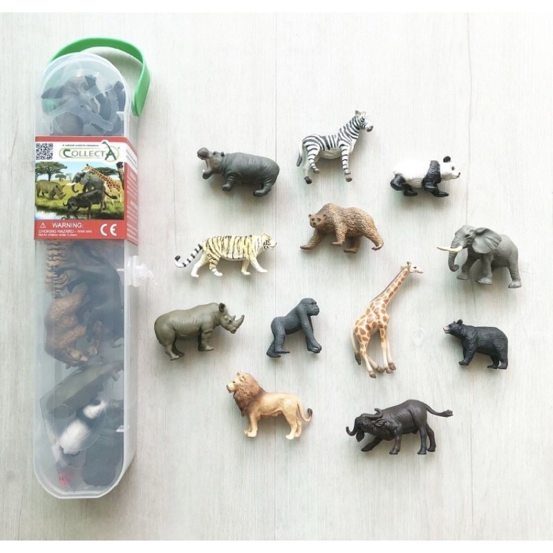 CollectA Tubes Animal Figurine COMPLETE series