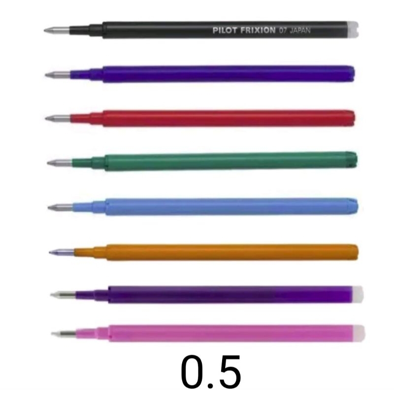 

Refil pulpen Frixion cliker warna warni (0.5)