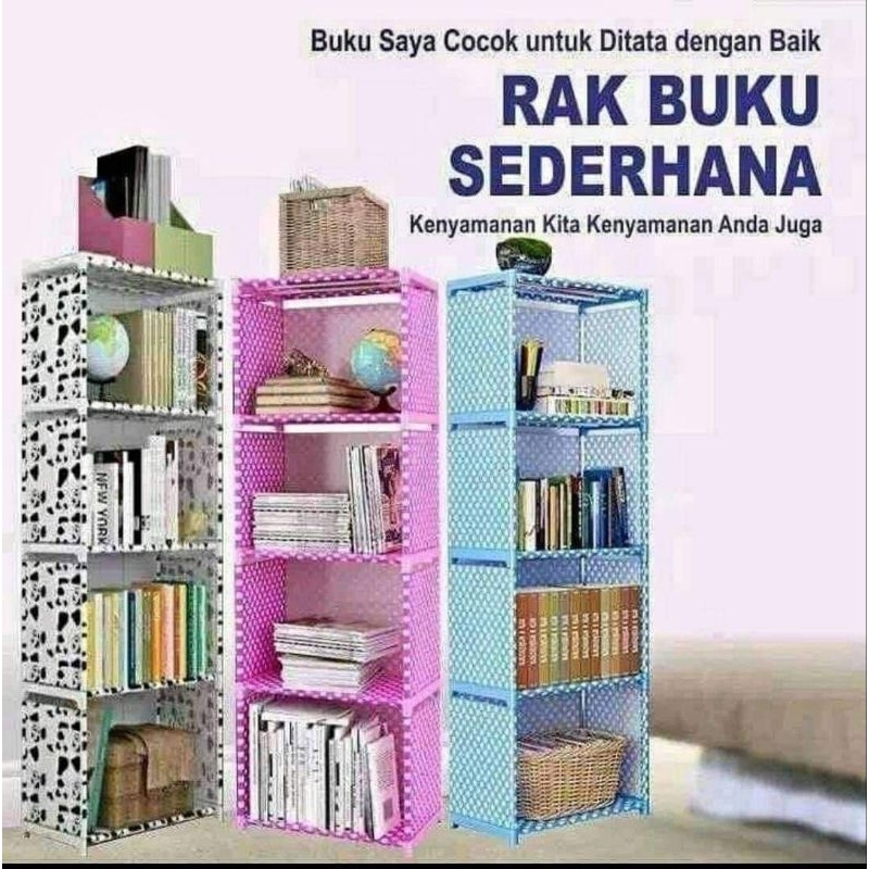 RAK BUKU PORTABLE SERBAGUNA // RAK BUKU
