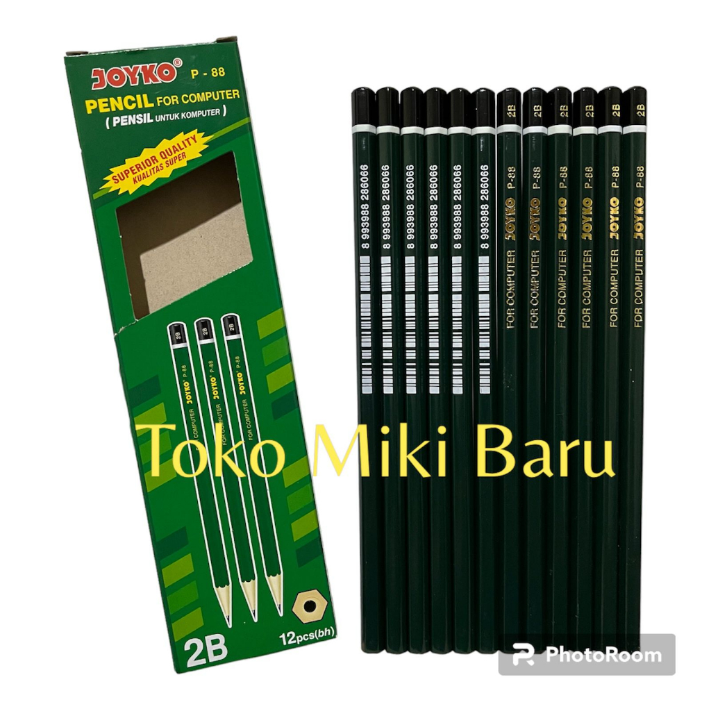 

Pensil 2B Joyko P 88 1 BOX 12 PC (1 Lusin)