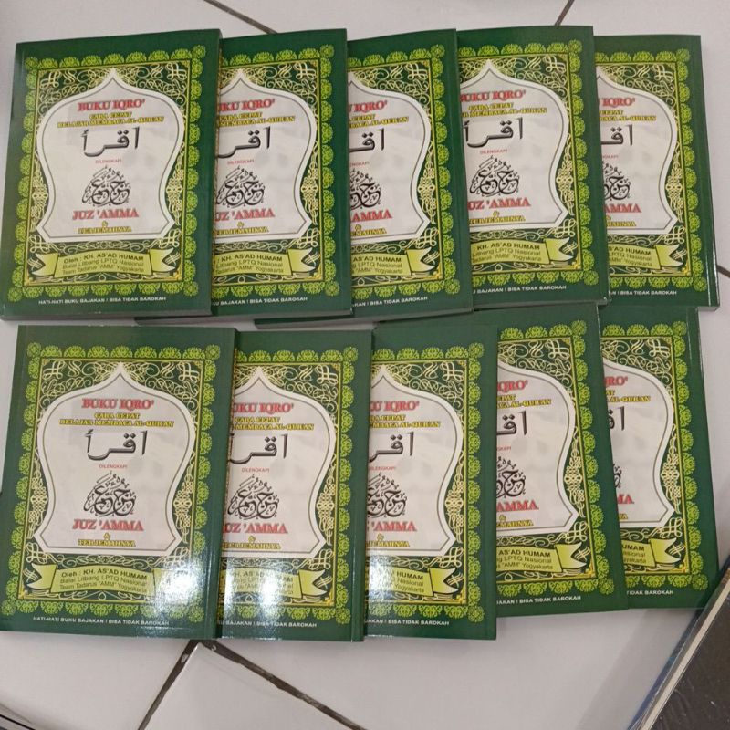 Iqro Juz Amma | Buku Iqro Juz Amma Hijau