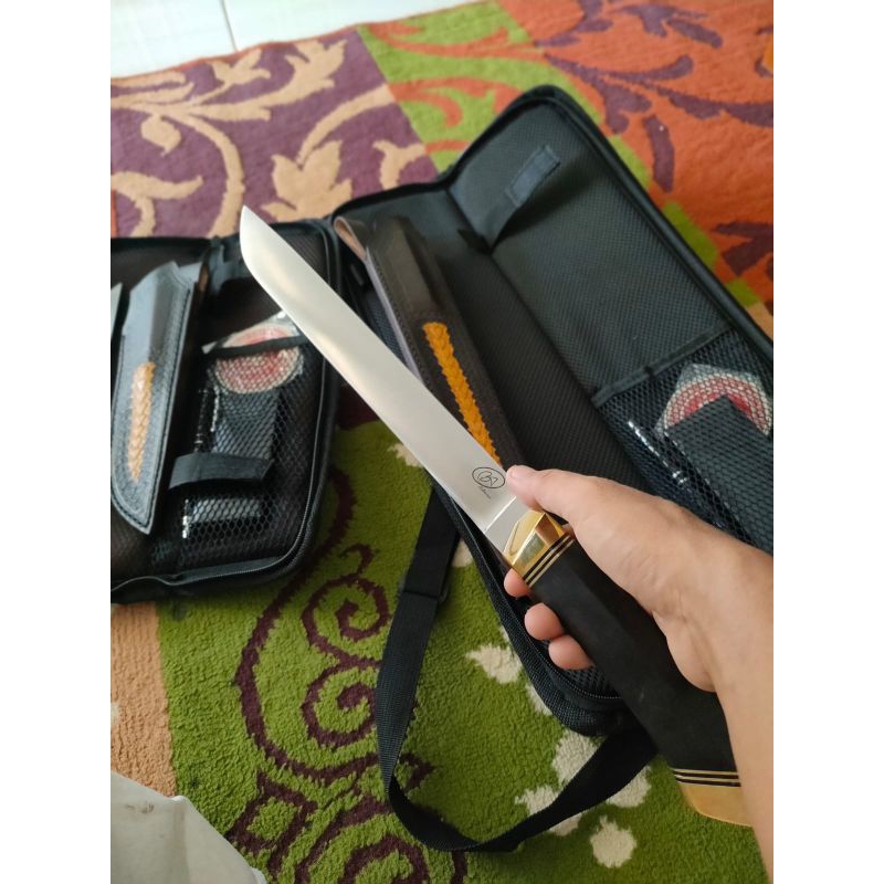 0pisau baja elmax pm kayu eboni