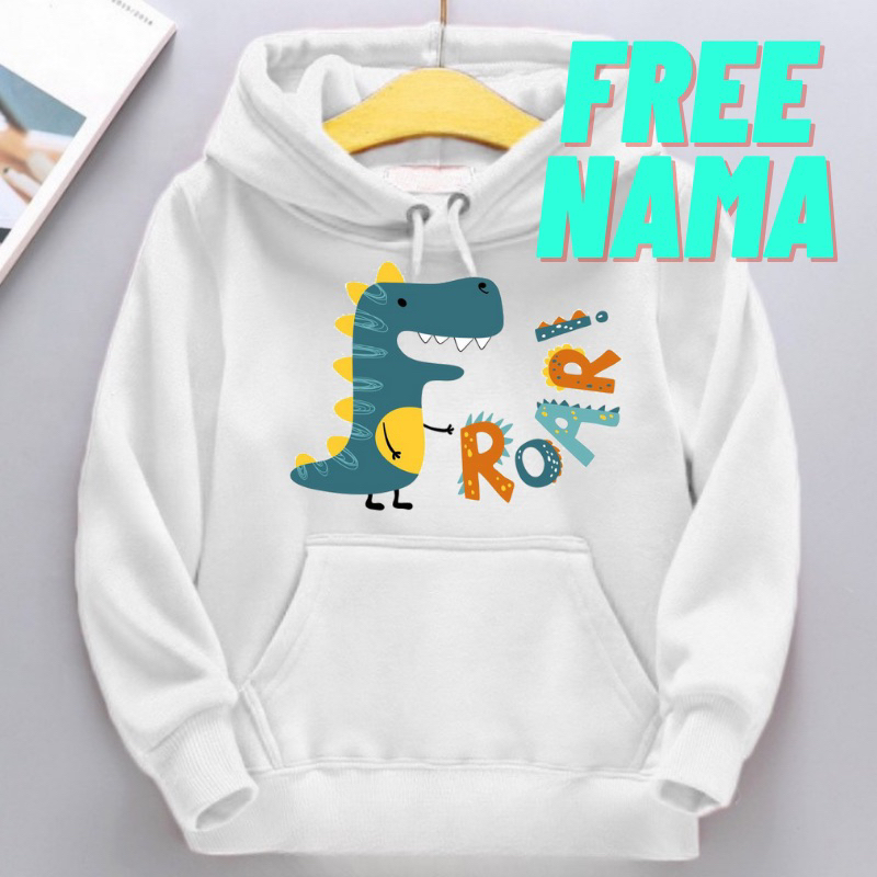 HOODIE ANAK SWEATER ANAK DINO ROAR