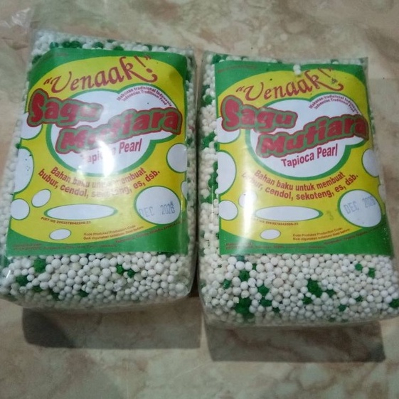 

✅lednerfijaya❤Sagu Mutiara HIJAU 500 gram / Sagu mutiara Thailand HIJAU 500gr / Topping minuman makanan dessert murah