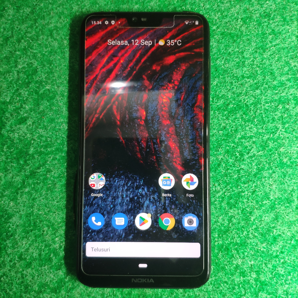 [187] LCD + Frame Nokia X6 Nokia 6.1 Plus TA-1103 original copotan [baca deskripsi]