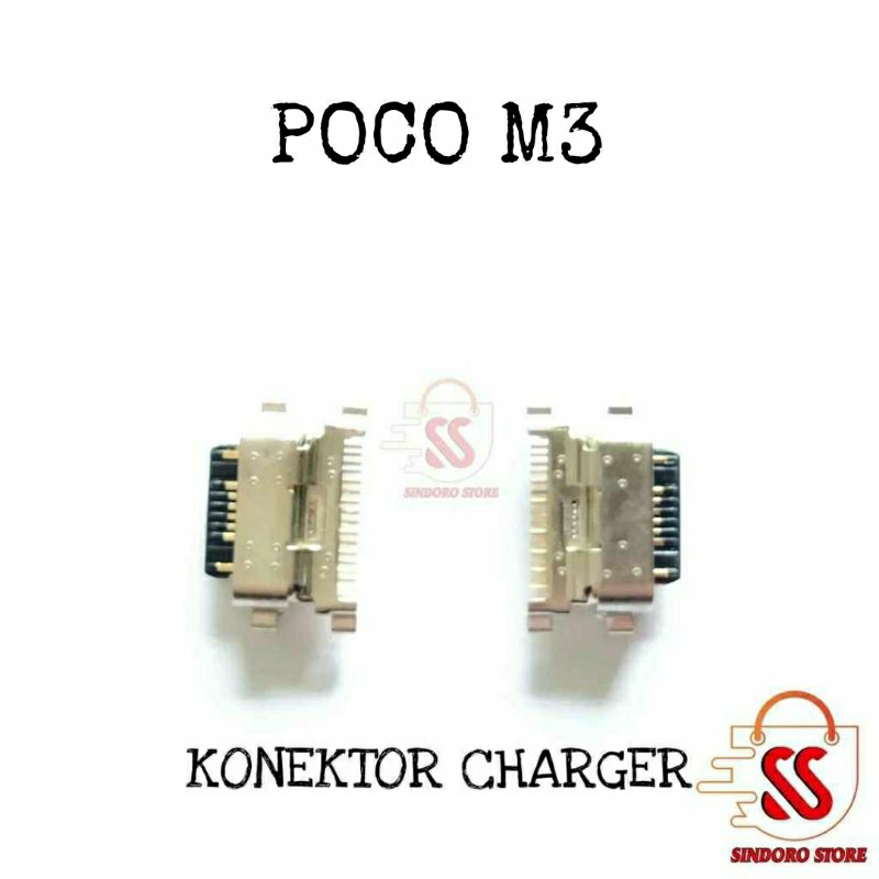 Konektor Charger Poco M3 Usb Cas Plug In Con Tc Only